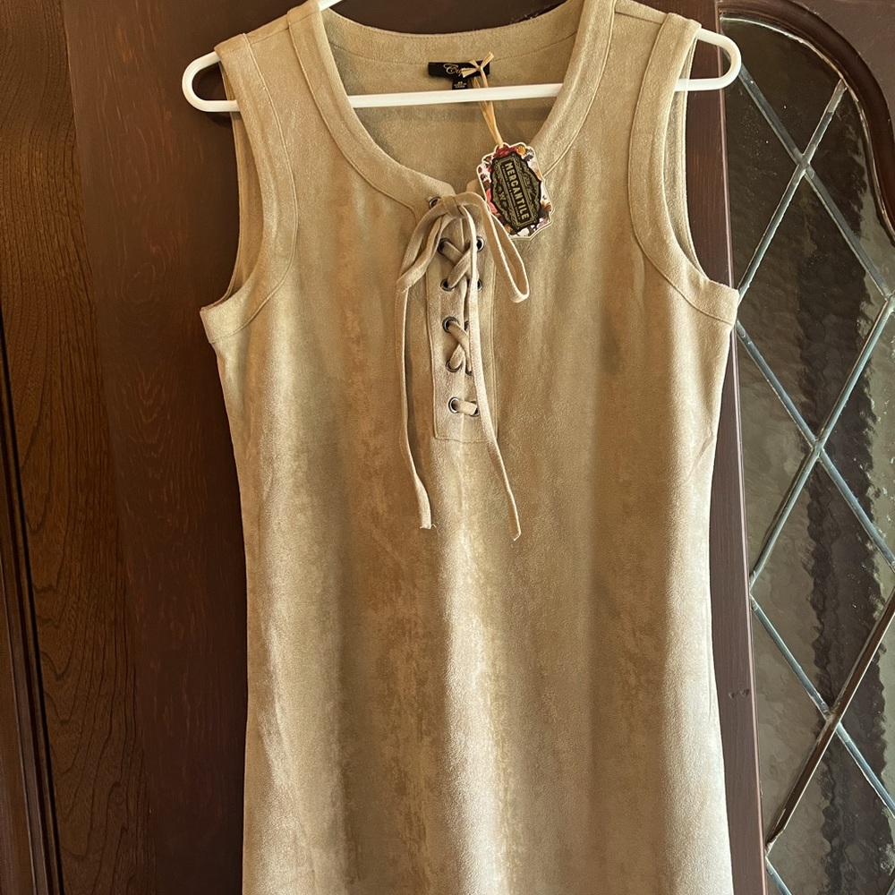 Tan Dress from The Pioneer Woman Mercantile